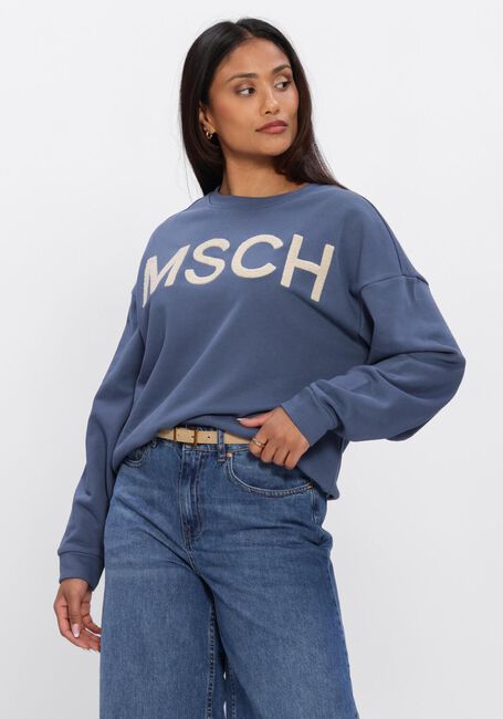Blaue MSCH COPENHAGEN Sweatshirt MSCHMELA BRIENA MSCH SWEATSHIRT - large