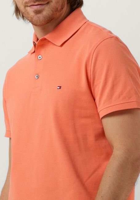 Orangene TOMMY HILFIGER Polo-Shirt 1985 SLIM POLO - large