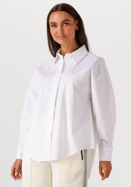 Weiße HAUTE L'AMITIÉ Blusen TWIST BOW SHIRT - large