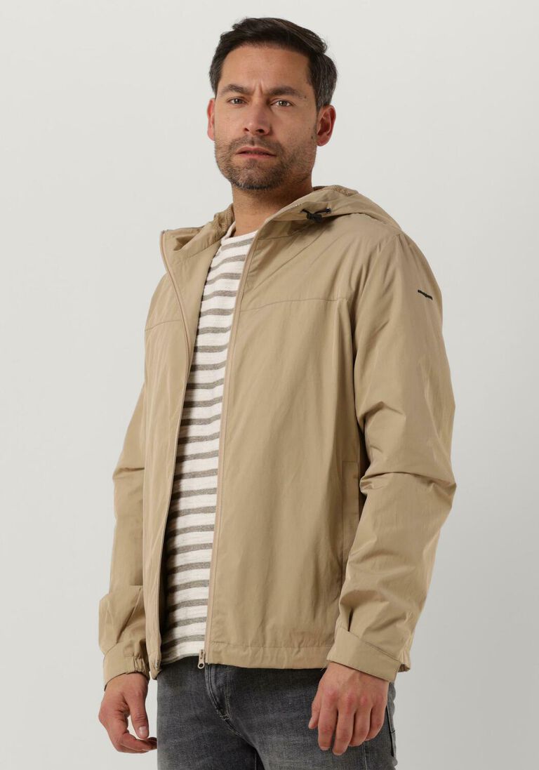 beige anerkjendt jack akper stick pocket jacket