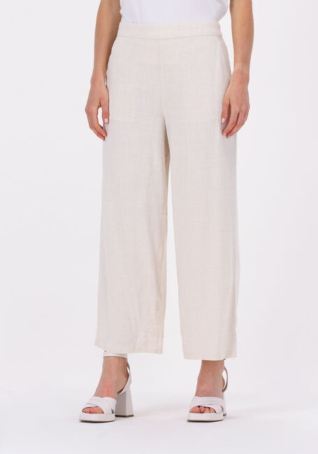 Beige MSCH COPENHAGEN Weite Hose MARIET ANKLE PANTS - large