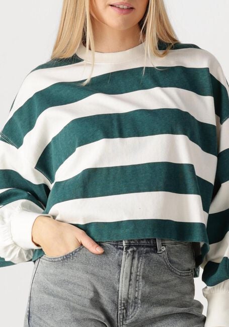Grüne CATWALK JUNKIE Pullover & Cardigans OVERSIZED STRIPED LONG SLEEVE - large