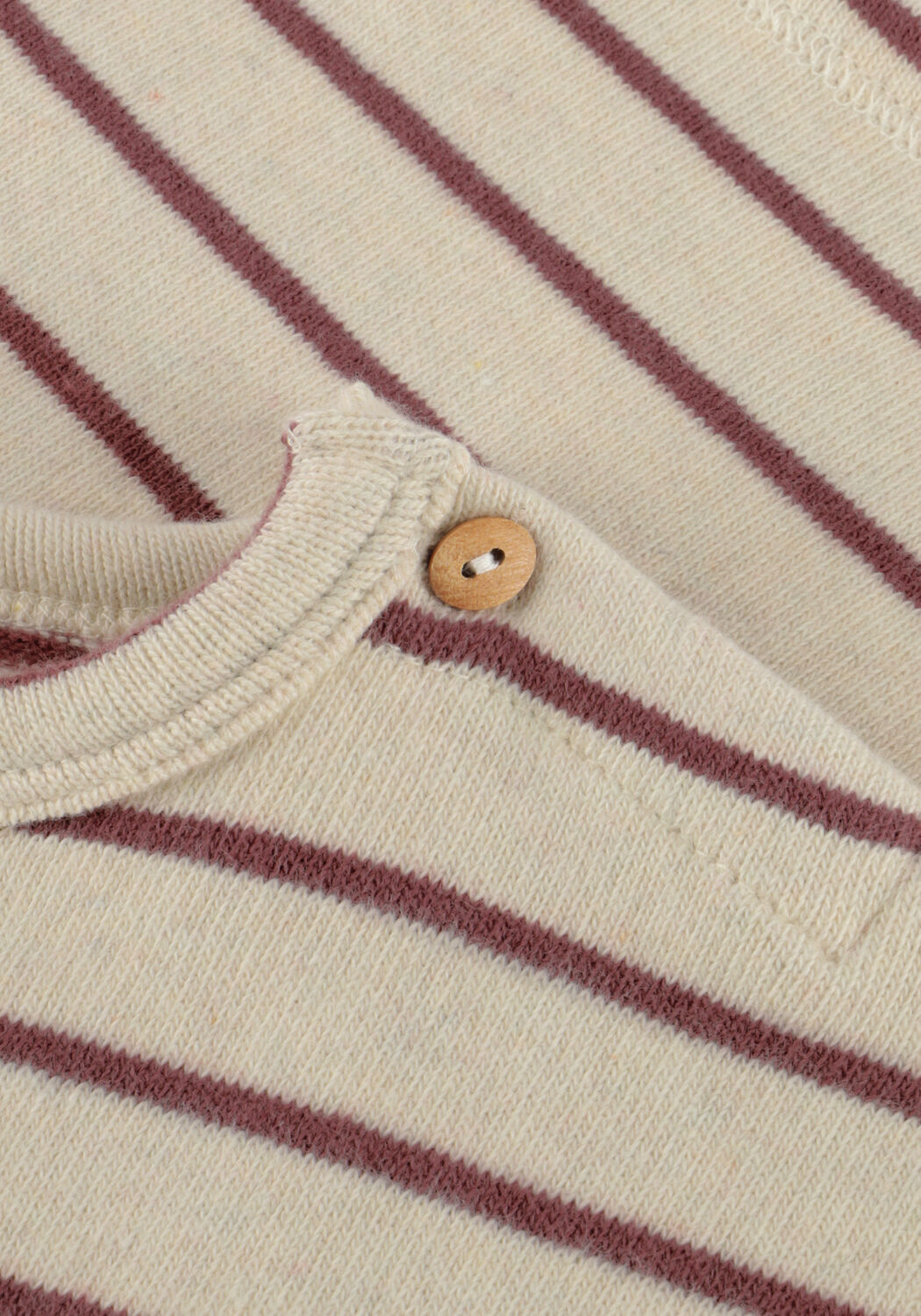 Beige PLAY UP Pullover STRIPED JERSEY SWEATER NB - large