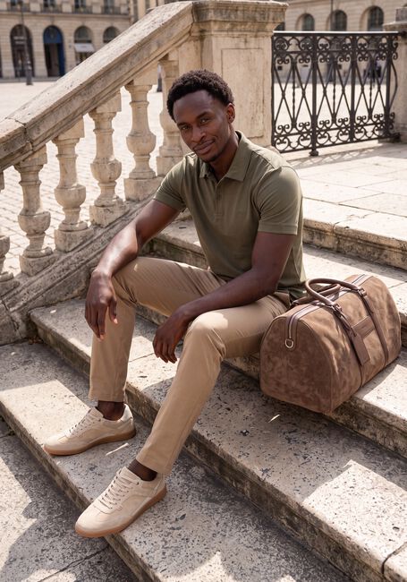Khaki BOSS BLACK Polo-Shirt PALOSH 30 - large