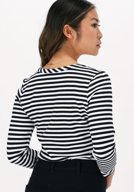 Blaue VANILIA Top STRIPE ROUND - large