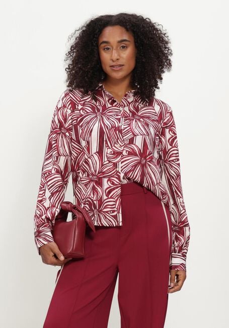 Bordeaux POM AMSTERDAM Blusen MILA RIBBON RED - large