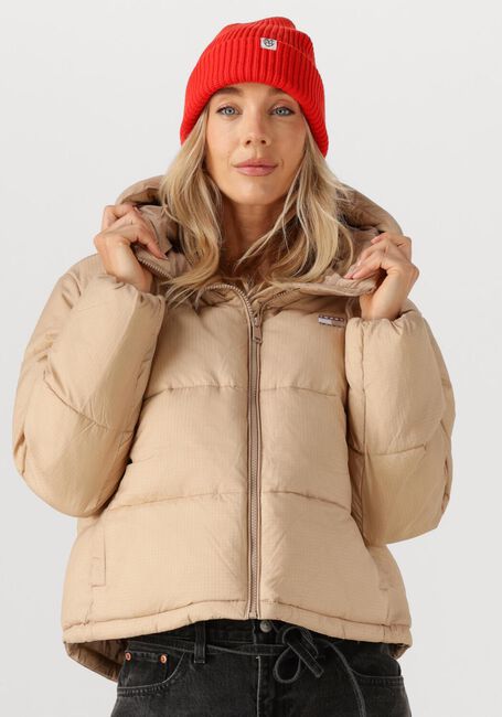Sand TOMMY JEANS Wattierte Jack TJW HOODED PUFFER JACKET - large