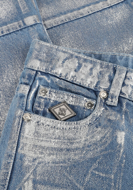 Blaue NIK & NIK Wide jeans METALLIC PANTS - large