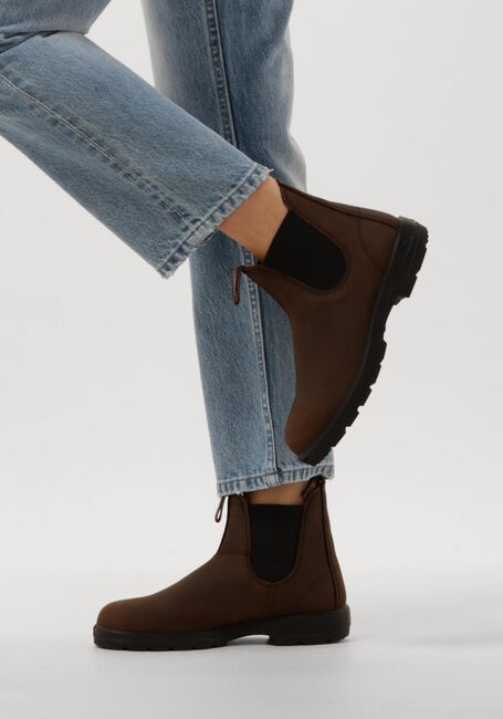 Braune BLUNDSTONE Chelsea Boots CLASSICS DAMES - large