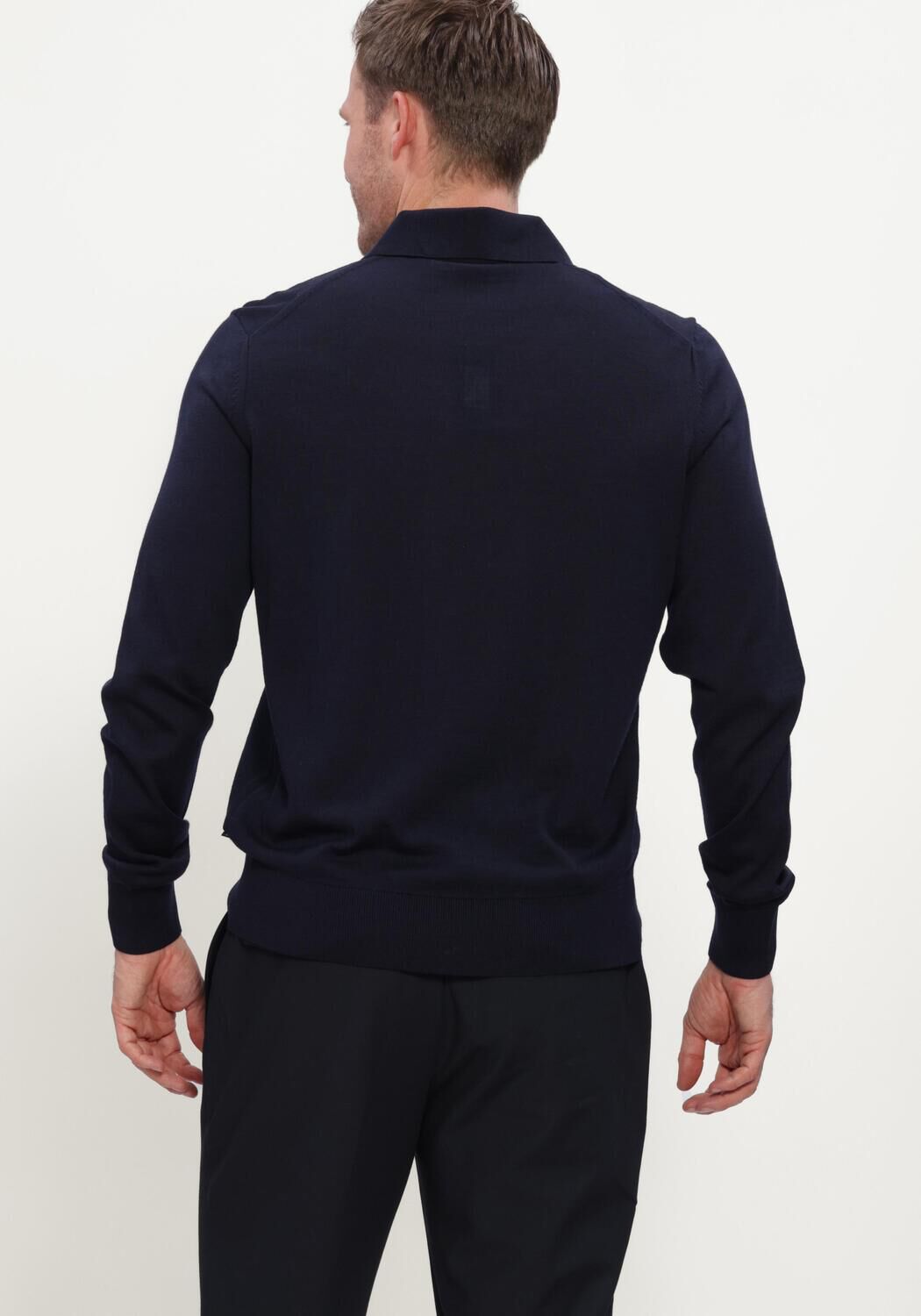 Dunkelblau BOSS BLACK Pullover H-LANCIONE - large
