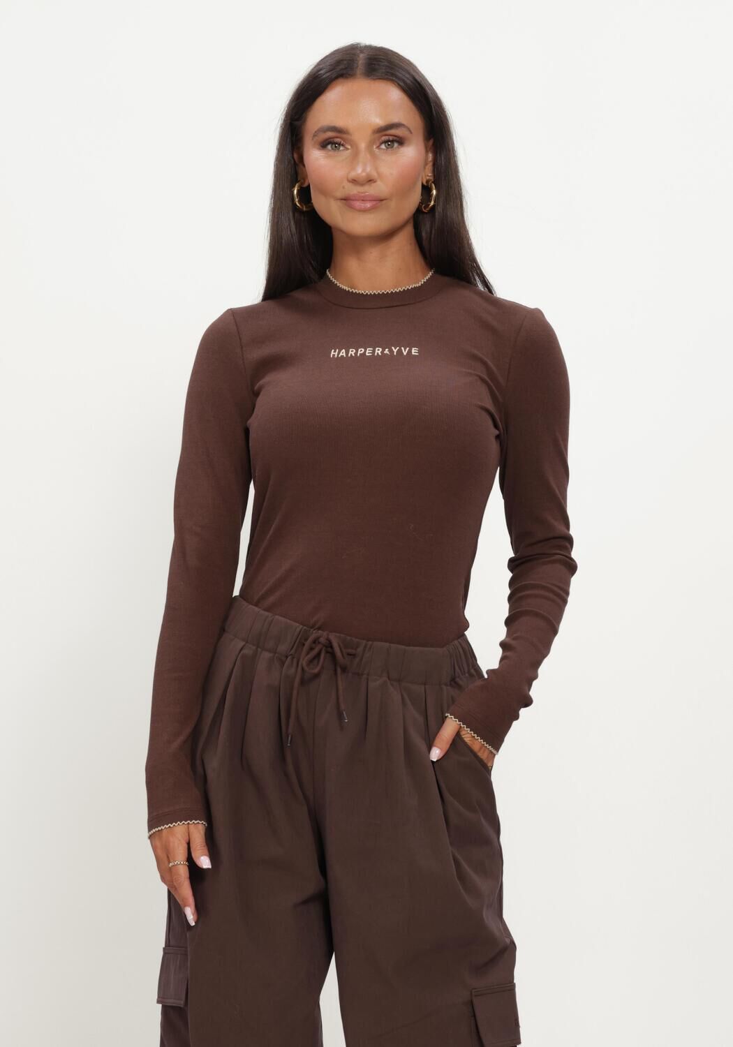 Braune HARPER & YVE Top CAMMY-LS - large