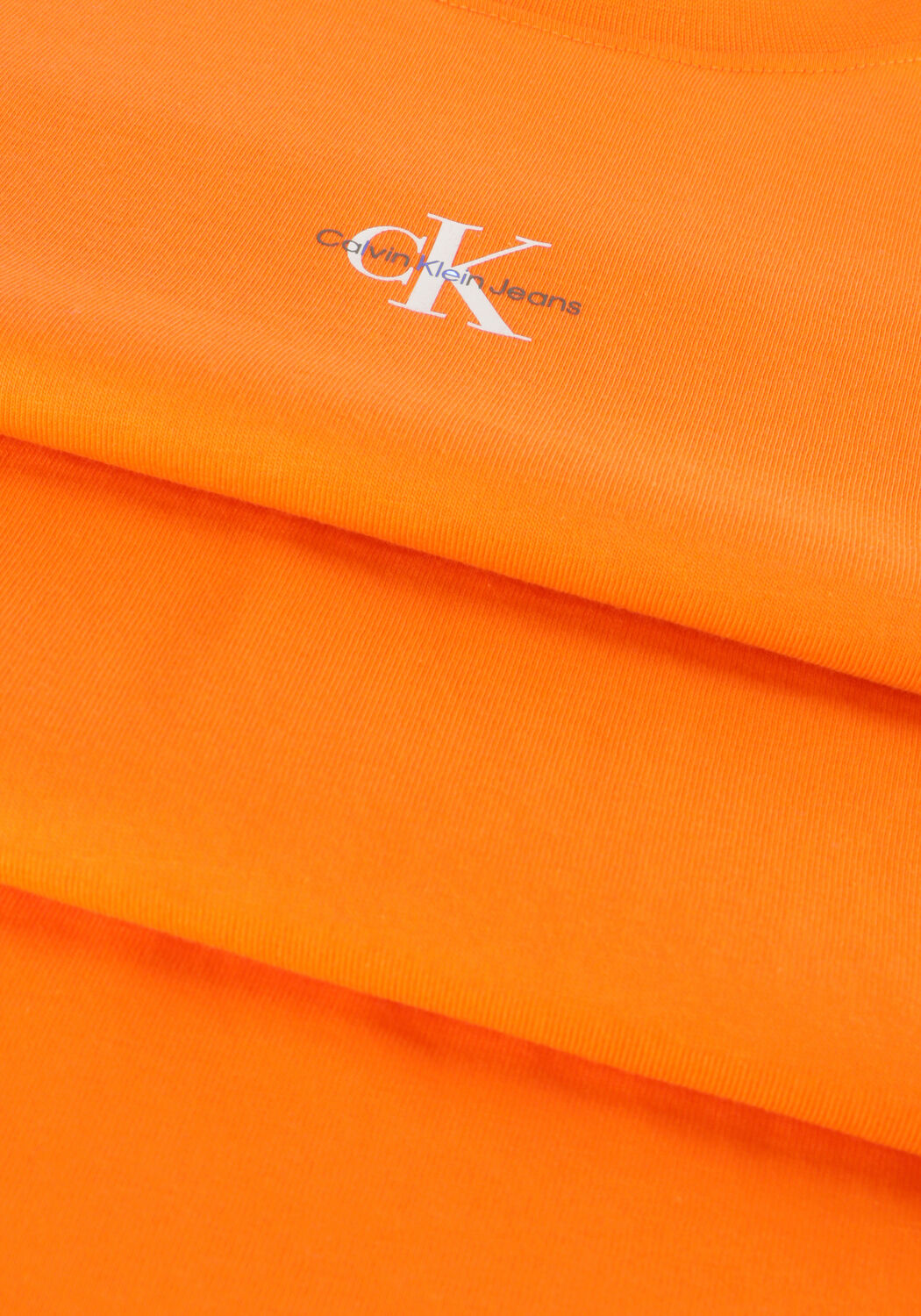 Orangene CALVIN KLEIN T-shirt MICRO MONOLGO TEE | Omoda