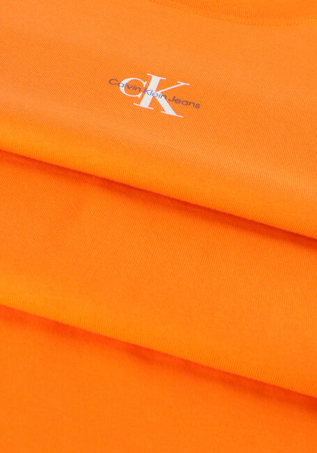 Orangene CALVIN KLEIN T-shirt MICRO MONOLGO TEE - large