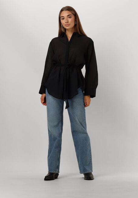 Schwarze MSCH COPENHAGEN Blusen MSCHCARCELLA SHIRT - large
