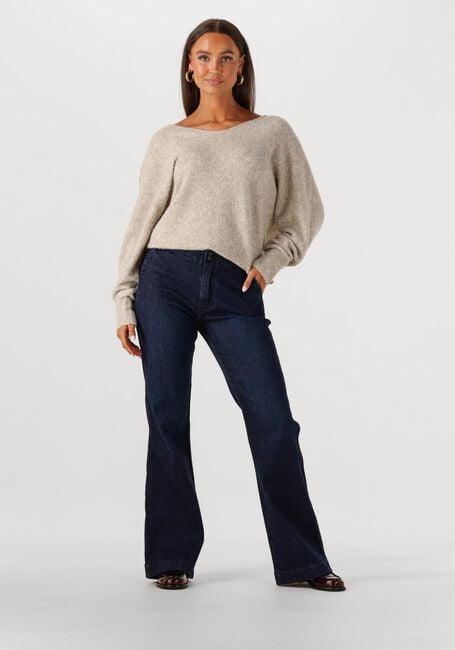 Graue SUMMUM Pullover OVERSIZED SWEATER WOOL ELASTANE BLEND KNIT - large
