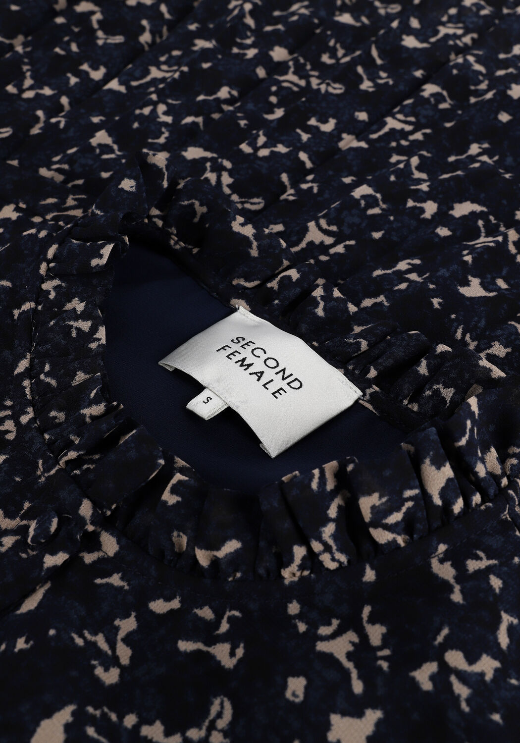 Blaue SECOND FEMALE Minikleid NORRIE SHORT DRESS - large