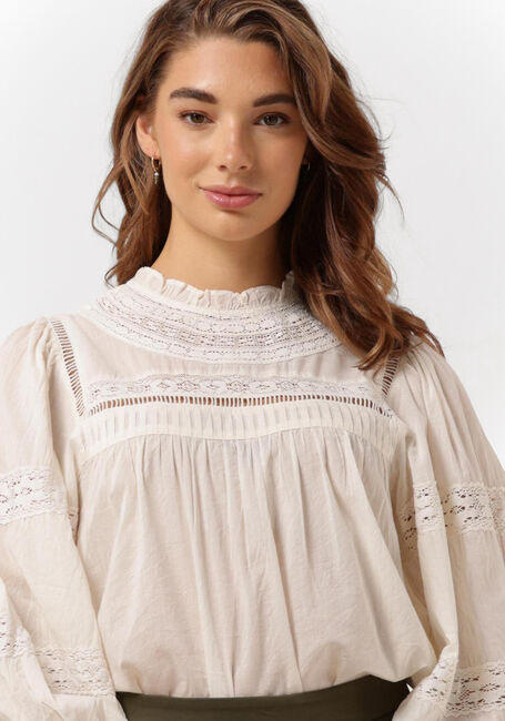 Wei&szlig;e SUMMUM Blusen TOP COTTON VOILE - large