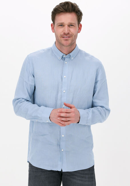 Blaue SELECTED HOMME Casual-Oberhemd SLHREGKYLIAN-LINEN SHIRT - large