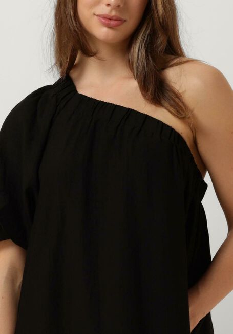 Schwarze CO'COUTURE Maxikleid HERA ASYM PUFF DRESS - large