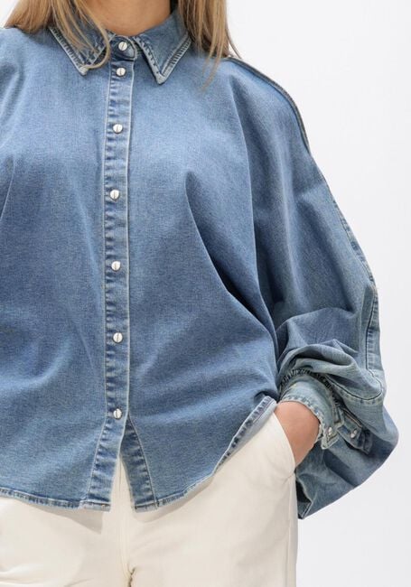 Blaue JANICE Blusen STONE 786 - large