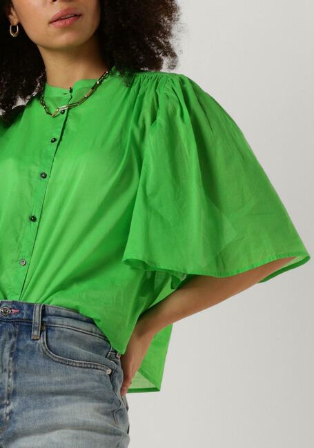 Grüne SCOTCH & SODA Bluse FLUTTER SLEVE SHIRT - large