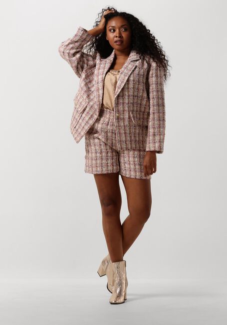 Beige AAIKO Top MAEVEN SATIN VIS 515 - large