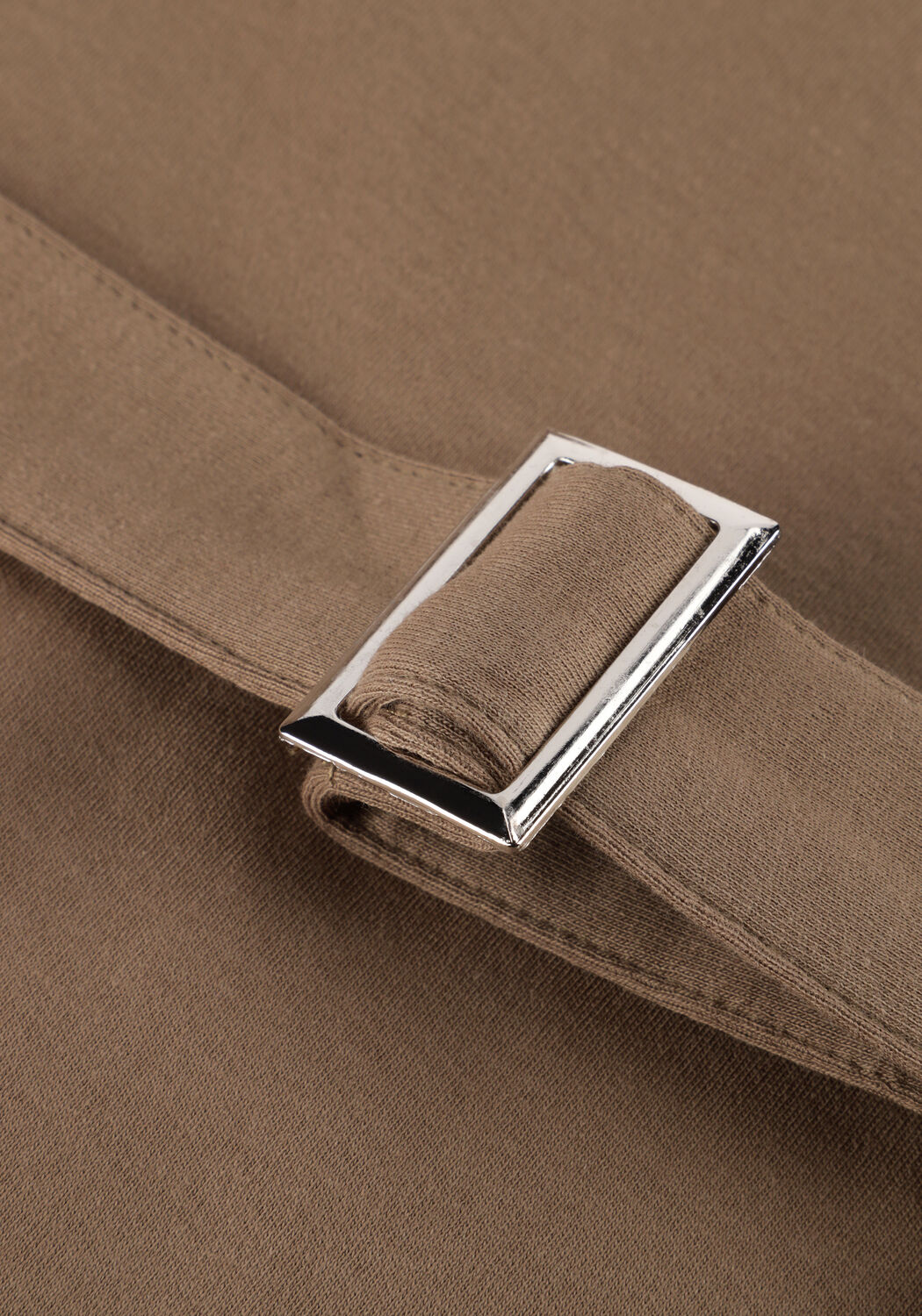 Braune MY ESSENTIAL WARDROBE Tops & T-shirts MWAPIR BELT TEE - large