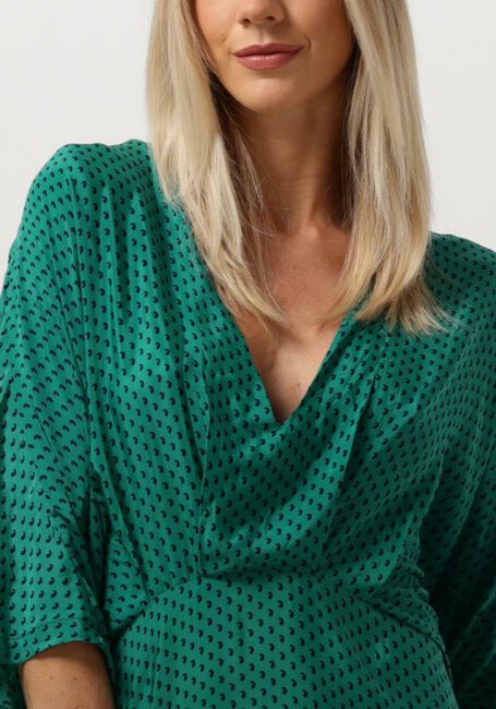 Gr&uuml;ne SISSEL EDELBO Midikleid RODRIGO SHORT CAFTAN DRESS - large