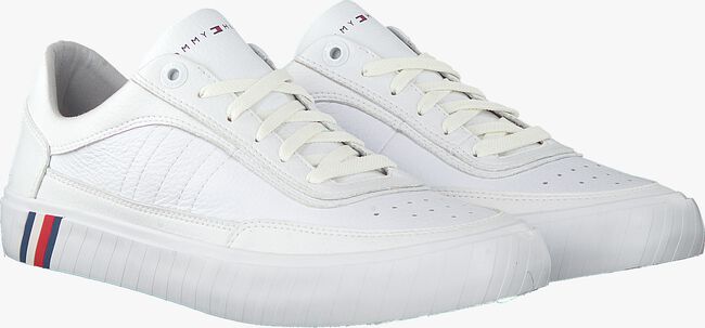 Weiße TOMMY HILFIGER Sneaker low CORPORATE PREMIUM - large