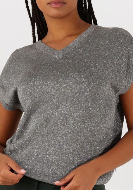 Silberne BEAUMONT T-shirt DION PULLOVER - large