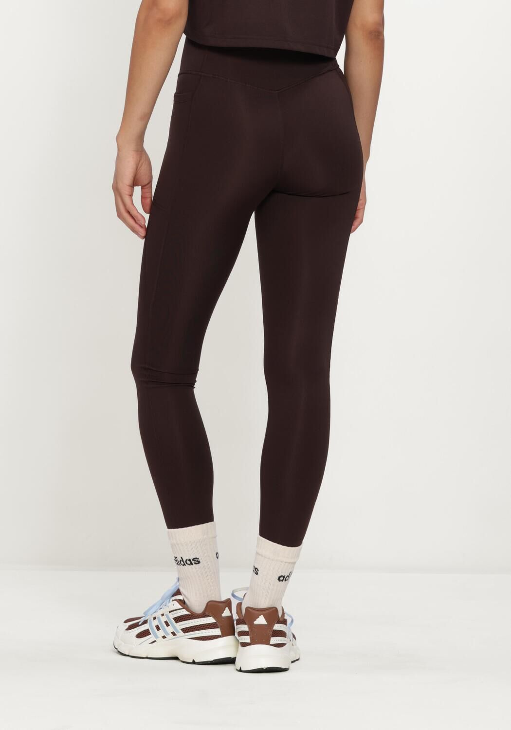 Braune ADIDAS Legging OPT ESS ST 1/1 - large