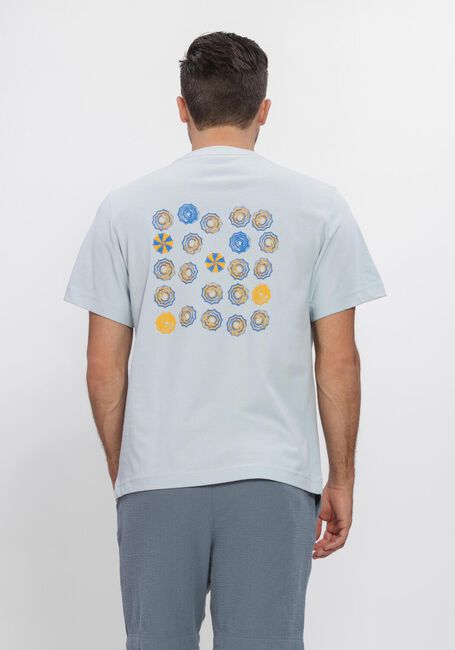 Blaue SELECTED MEN Polos & T-Shirts SLHMAX GRAPHIC SS O-NECK TEE - large