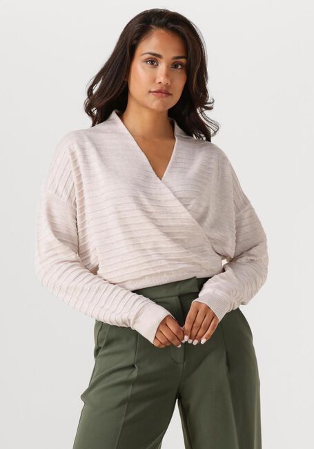 Nicht-gerade weiss ANOTHER LABEL Pullover LEN KNITTED PULL L/S - large