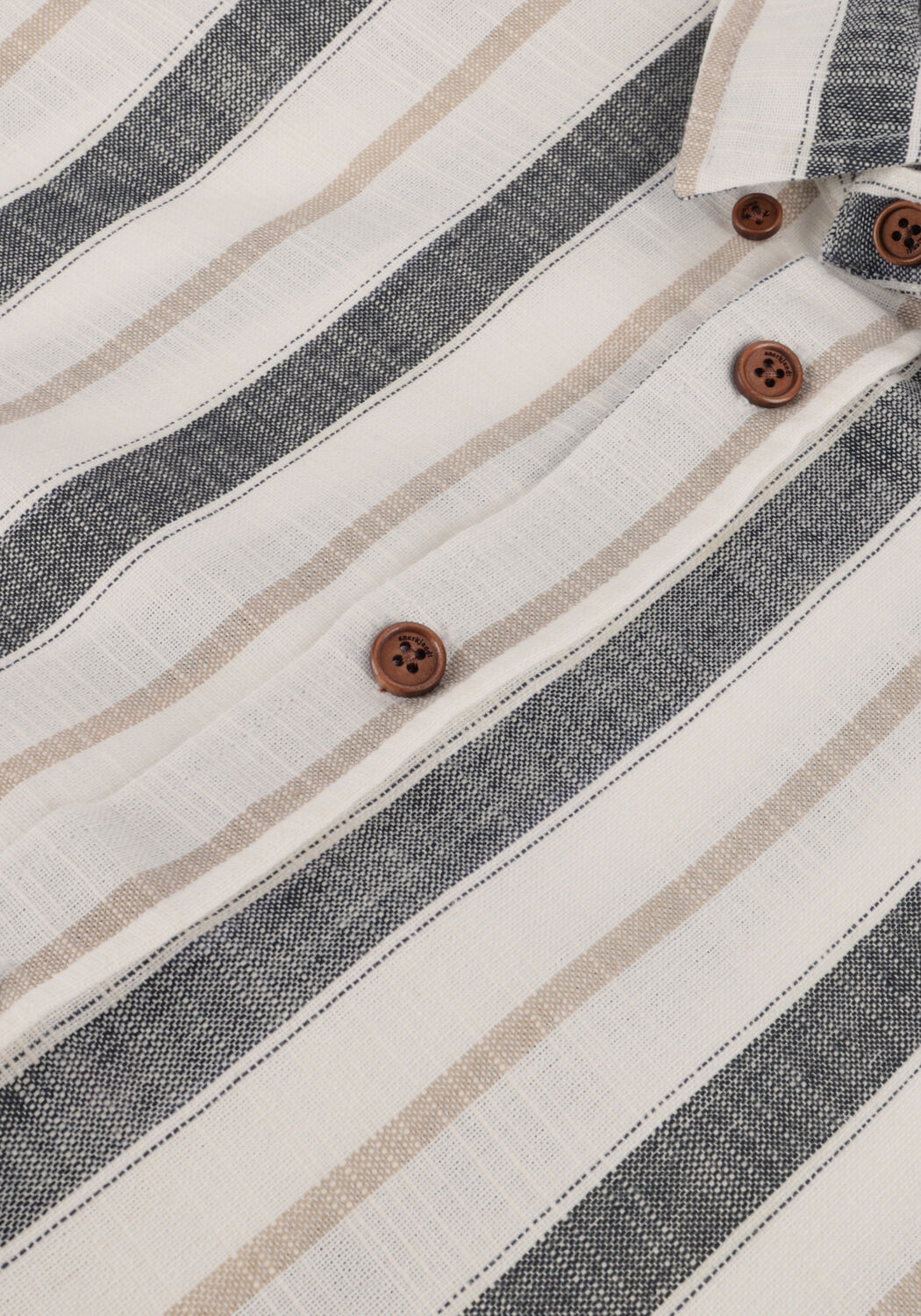 Nicht-gerade weiss ANERKJENDT Casual-Oberhemd AKLEIF L/S STRIPE SHIRT - large