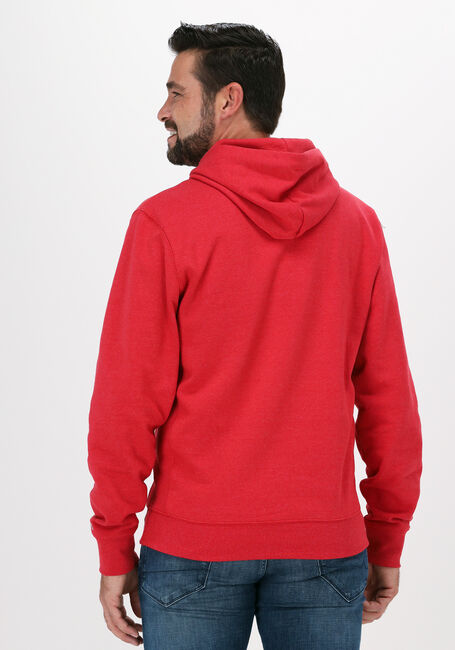 Rote TOMMY JEANS Sweatshirt TJM STRAIGHT LOGO HOODIE - large