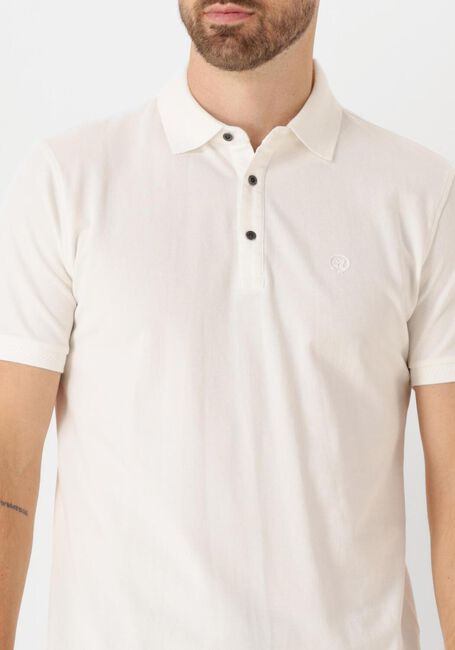 Weiße CAST IRON Polo-Shirt SHORT SLEEVE POLO FINE PIQUE ESSENTIAL - large