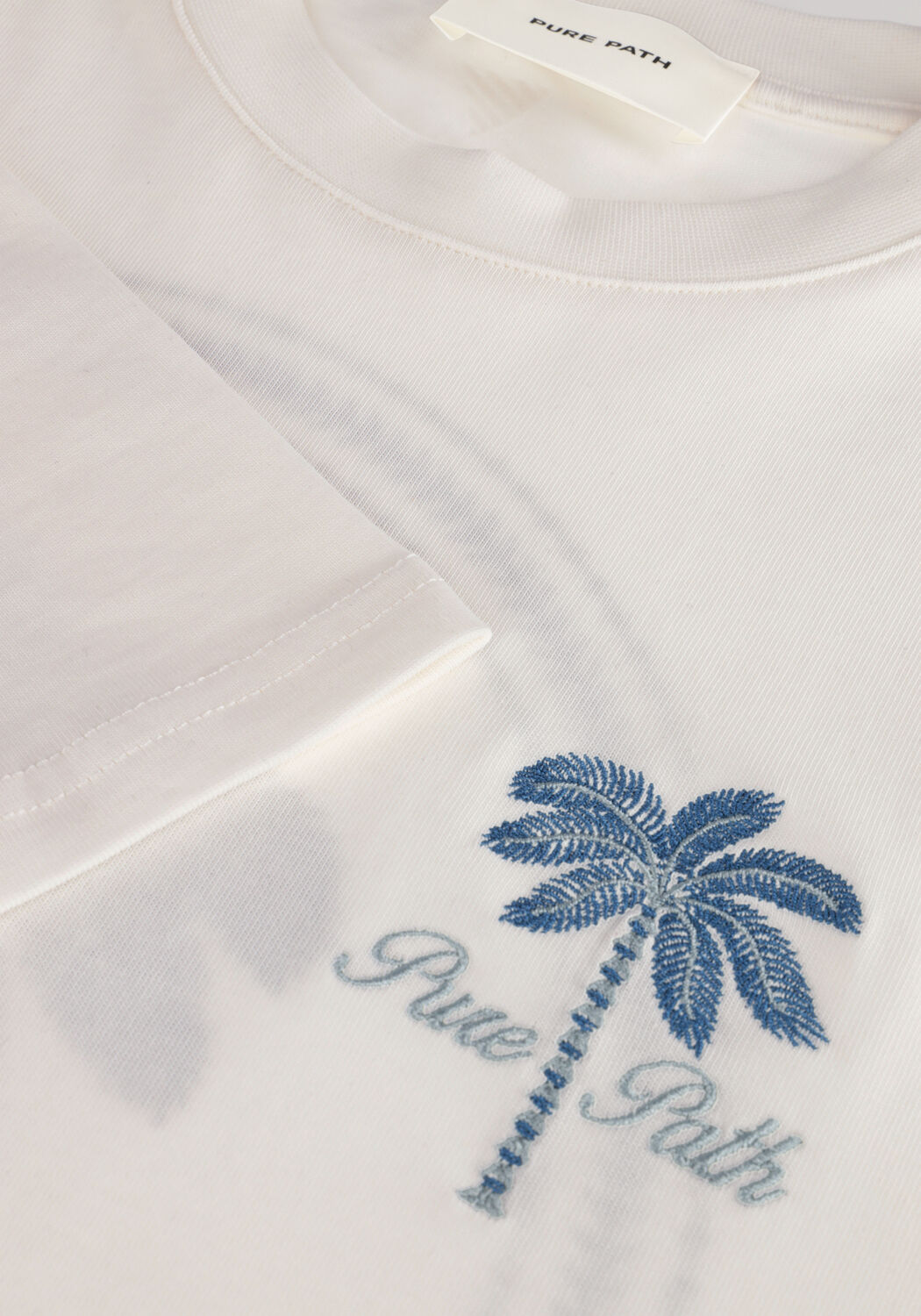 Nicht-gerade weiss PURE PATH T-shirt LOOSE FIT CREWNECK SS T-SHIRTS - large
