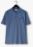 Blaue CALVIN KLEIN Polo-Shirt SMOOTH COTTON SLIM POLO