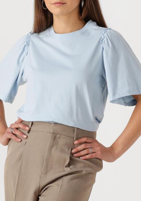 Hellblau SELECTED FEMME T-shirt SLFPENELOPE 2/4 RUFFLE TEE - large