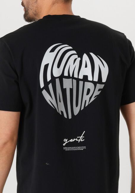 Schwarze GENTI T-shirt T-SHIRT SS J2042-1223 - large