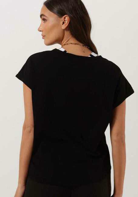 Schwarze 10DAYS T-shirt THE V-NECK TEE - large