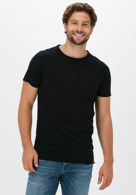 Schwarze DSTREZZED T-shirt MC. QUEEN BASIC TEE ORGANIC SLUB JERSEY - large