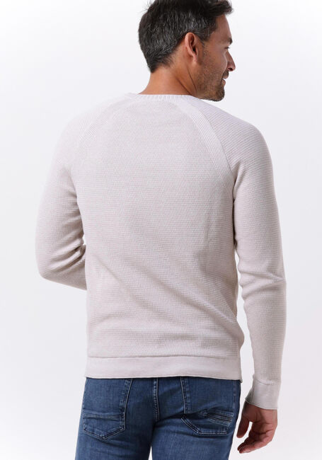 Beige CAST IRON Pullover R-NECK COTTON MOULINE SLUB - large