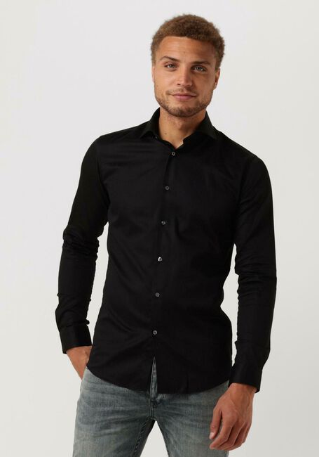 Schwarze GENTI Klassisches Oberhemd S0004-1109 - large