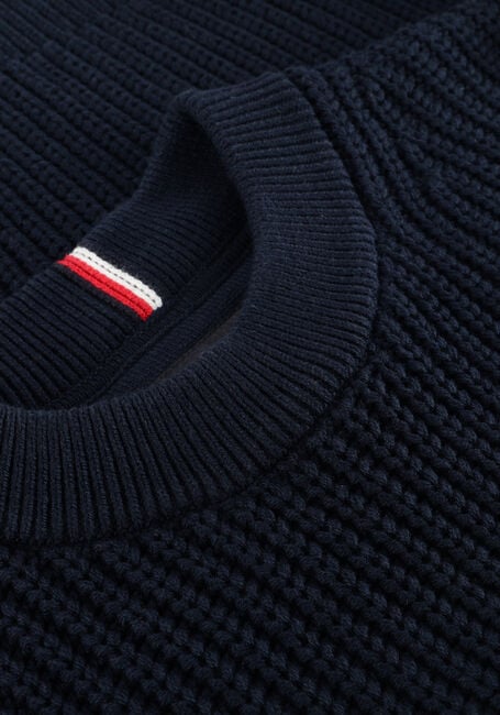 Dunkelblau TOMMY HILFIGER Pullover HALF CARDIGAN C-NECK SWEATER - large