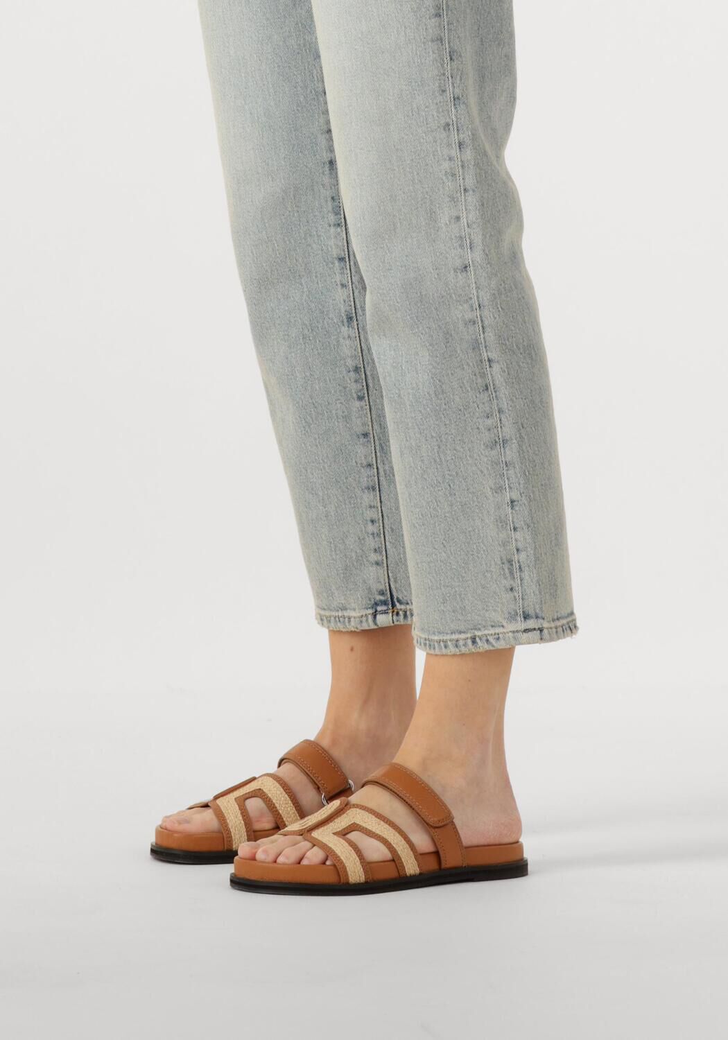 Cognacfarbene BIBI LOU Pantolette 527Z32VK - large