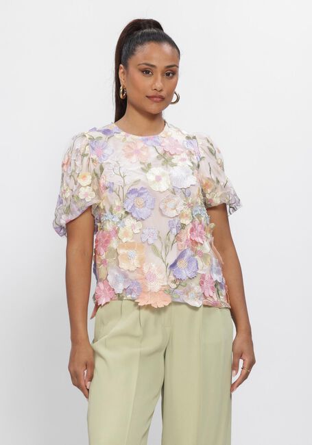 Lila Y.A.S. Tops & T-shirts YASFLOWERING SS TOP - large
