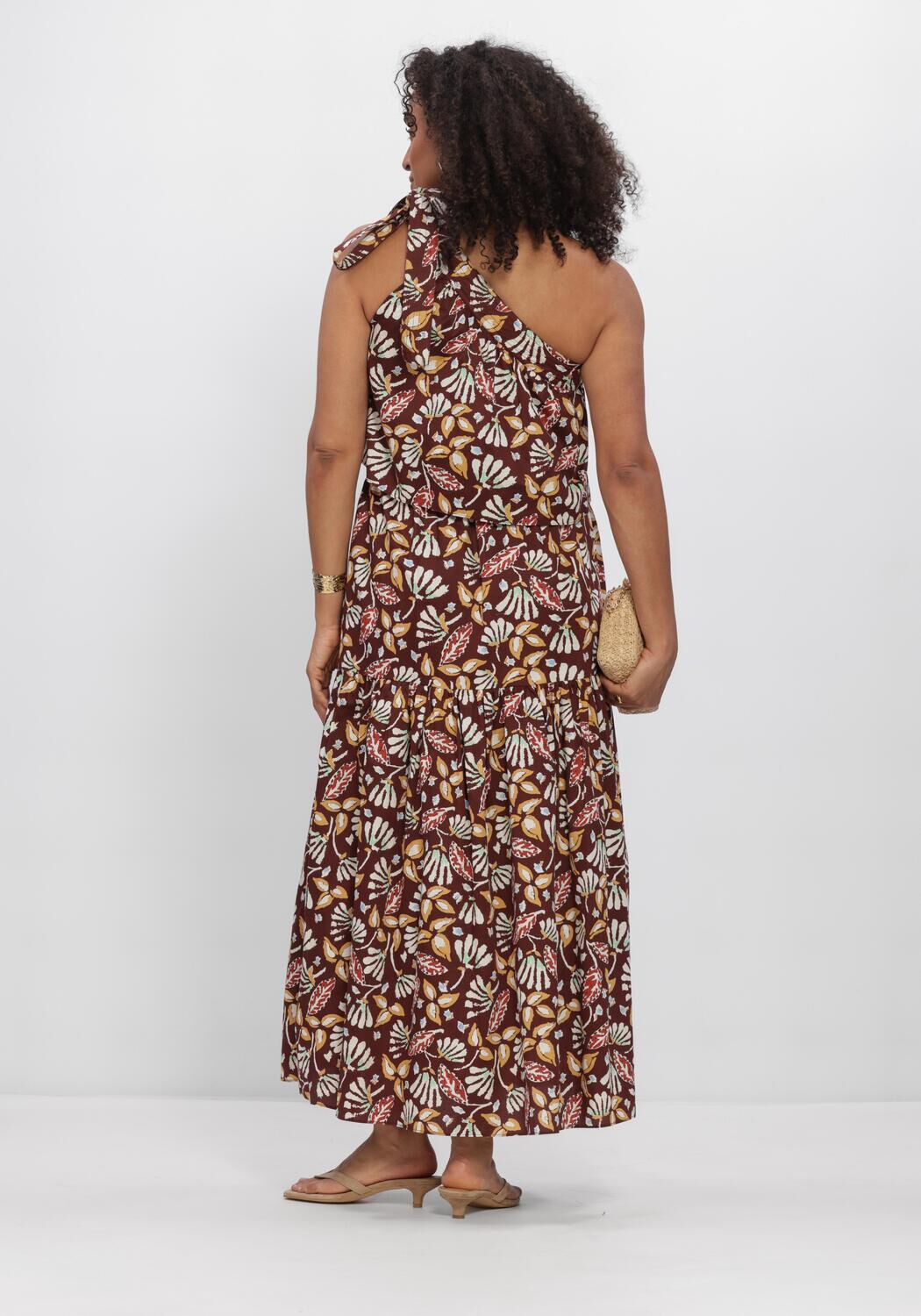 Braune VANESSA BRUNO Maxikleid CORA - large