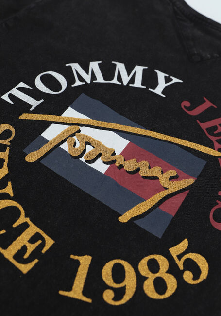 Schwarze TOMMY JEANS T-shirt TJW RLXD VINTAGE BRONZE 2 TEE - large