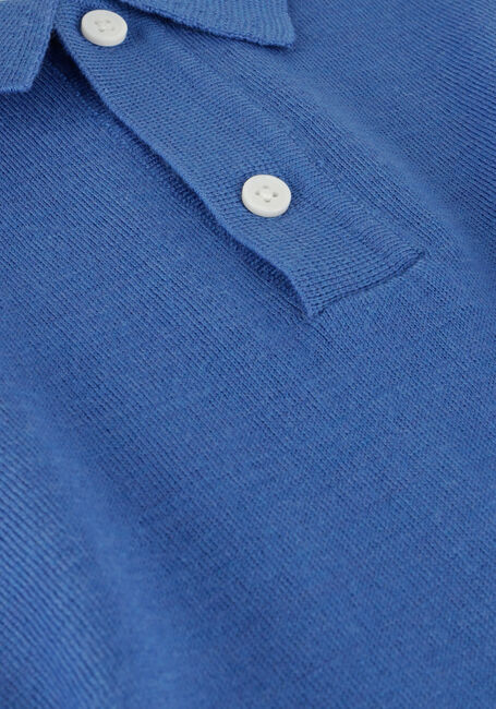Blaue SELECTED HOMME Polo-Shirt SLHTOWN SS KNIT POLO B - large